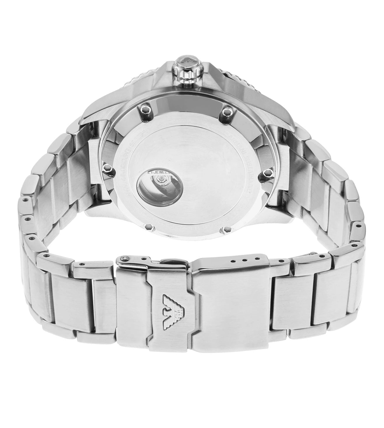 AR60059 Emporio Armani | Round Navy Blue Analog Watch (Men)