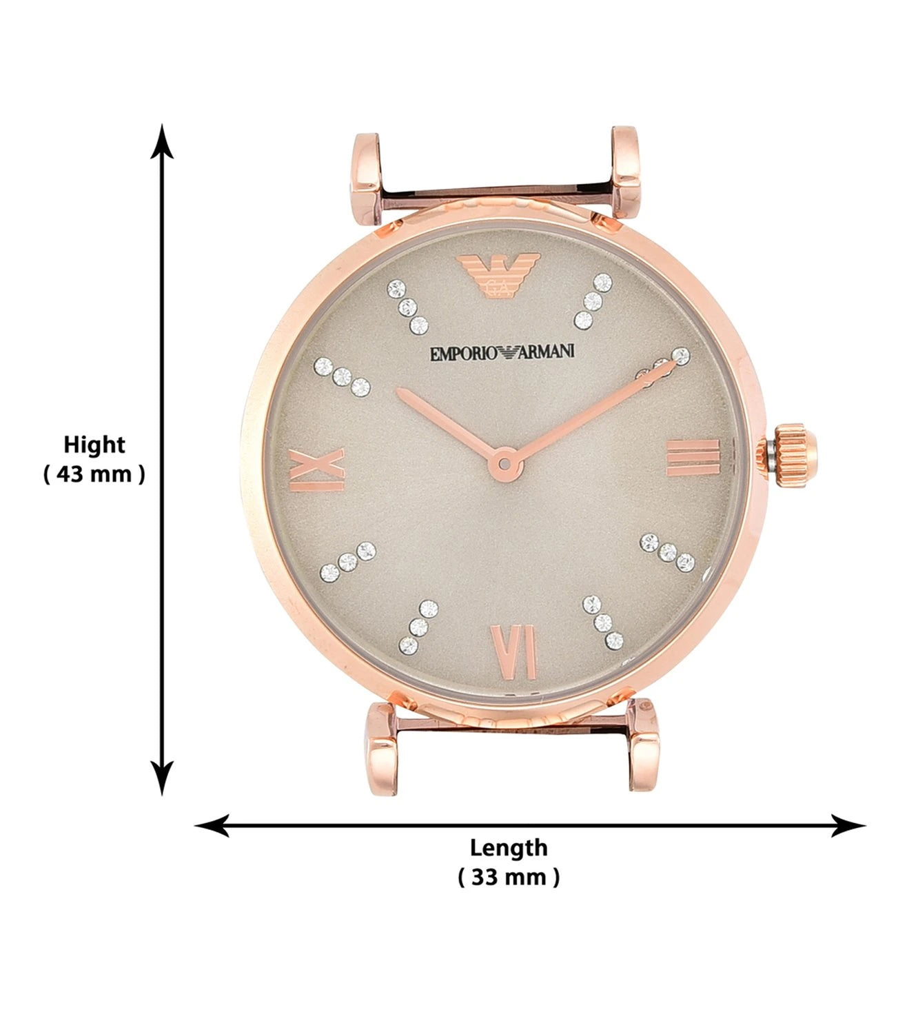 AR1840 | Emporio Armani Gianni T-Bar Analog Watch for Women