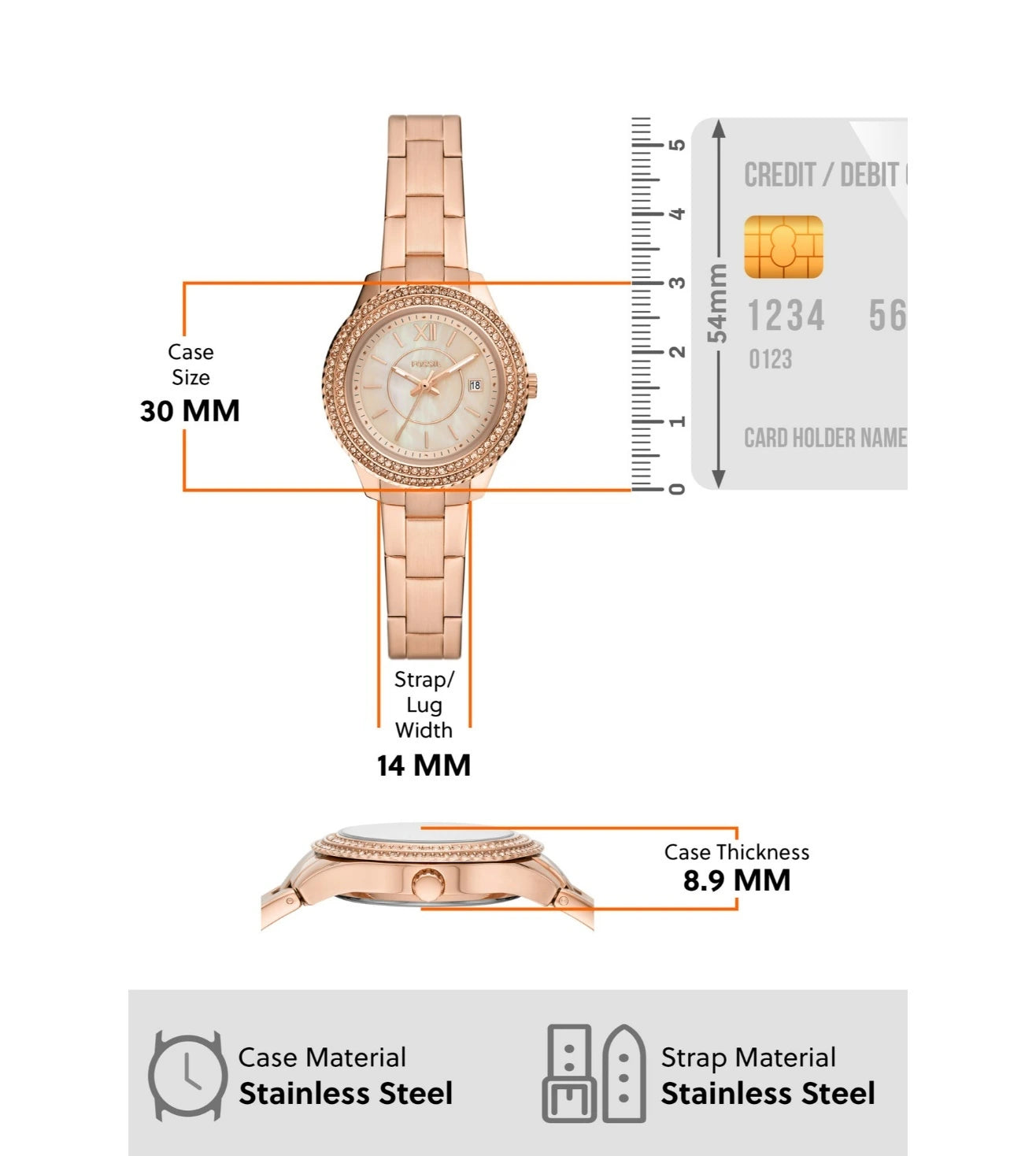 ES5136 | FOSSIL Stella Analog Watch for Women
