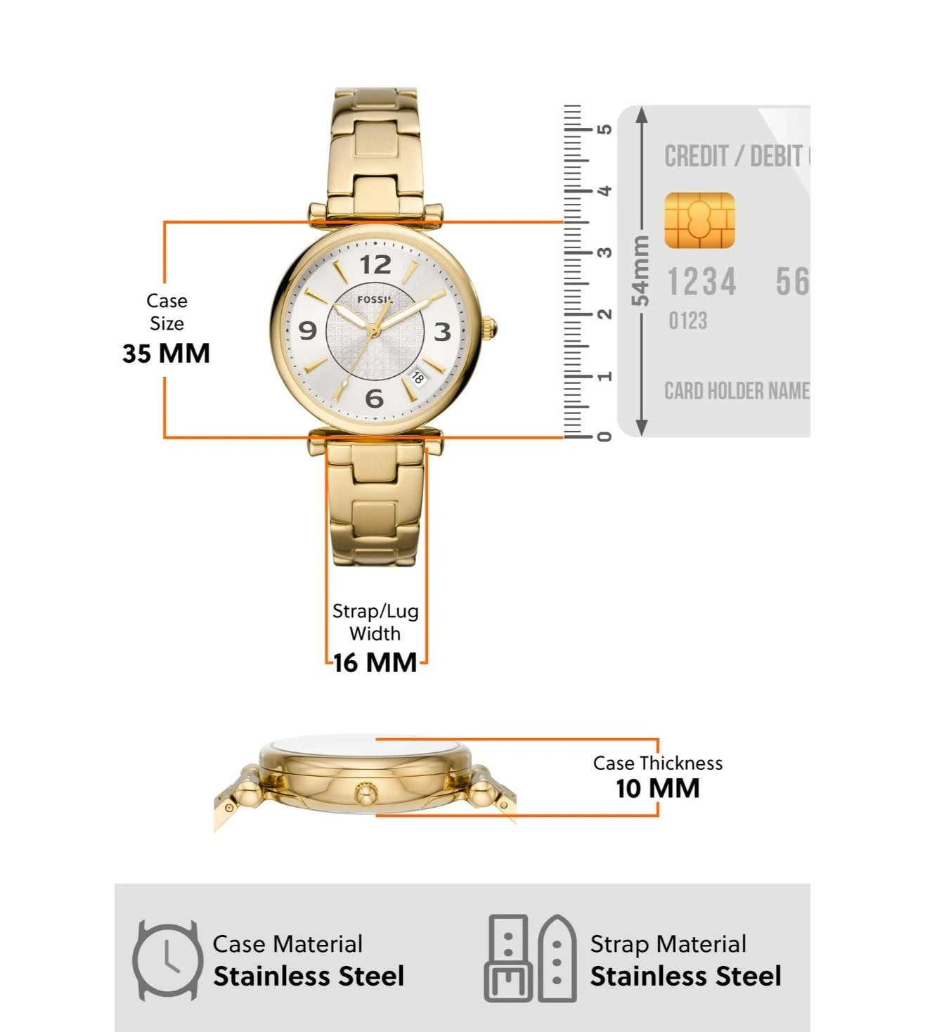 ES5159 | FOSSIL Carlie Analog Watch for Women