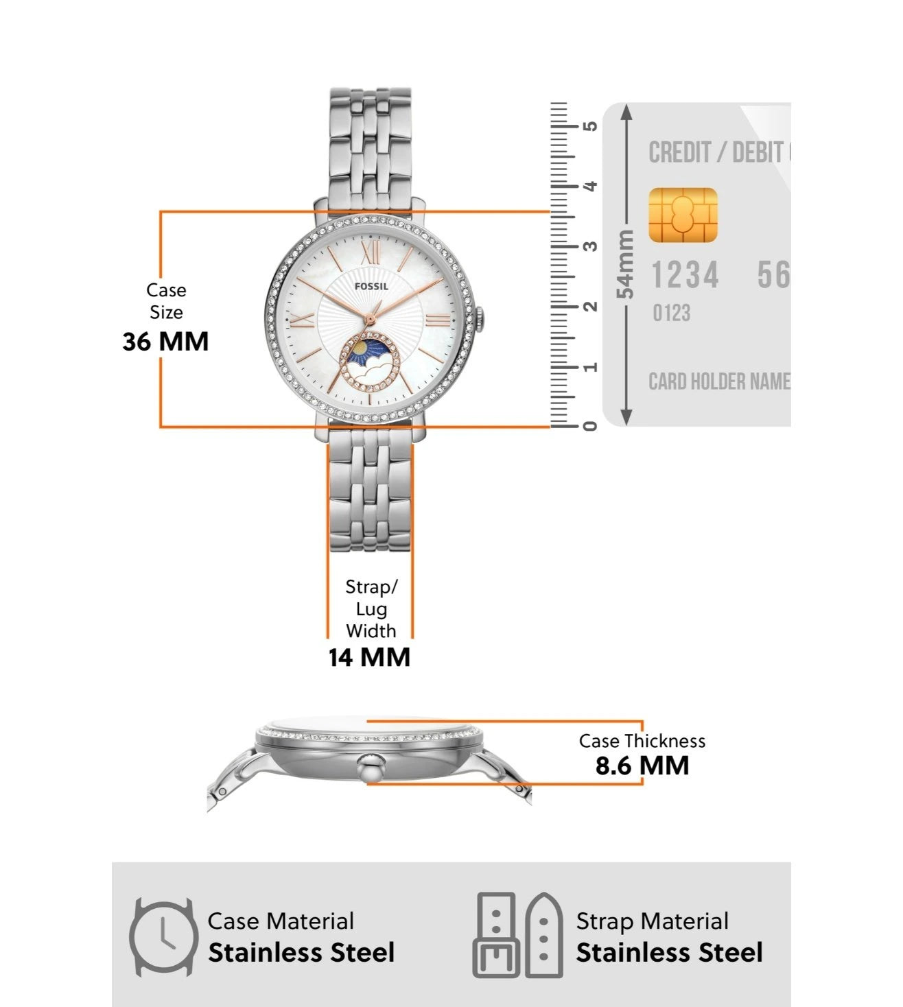 ES5164 | FOSSIL Jacqueline Analog Watch for Women