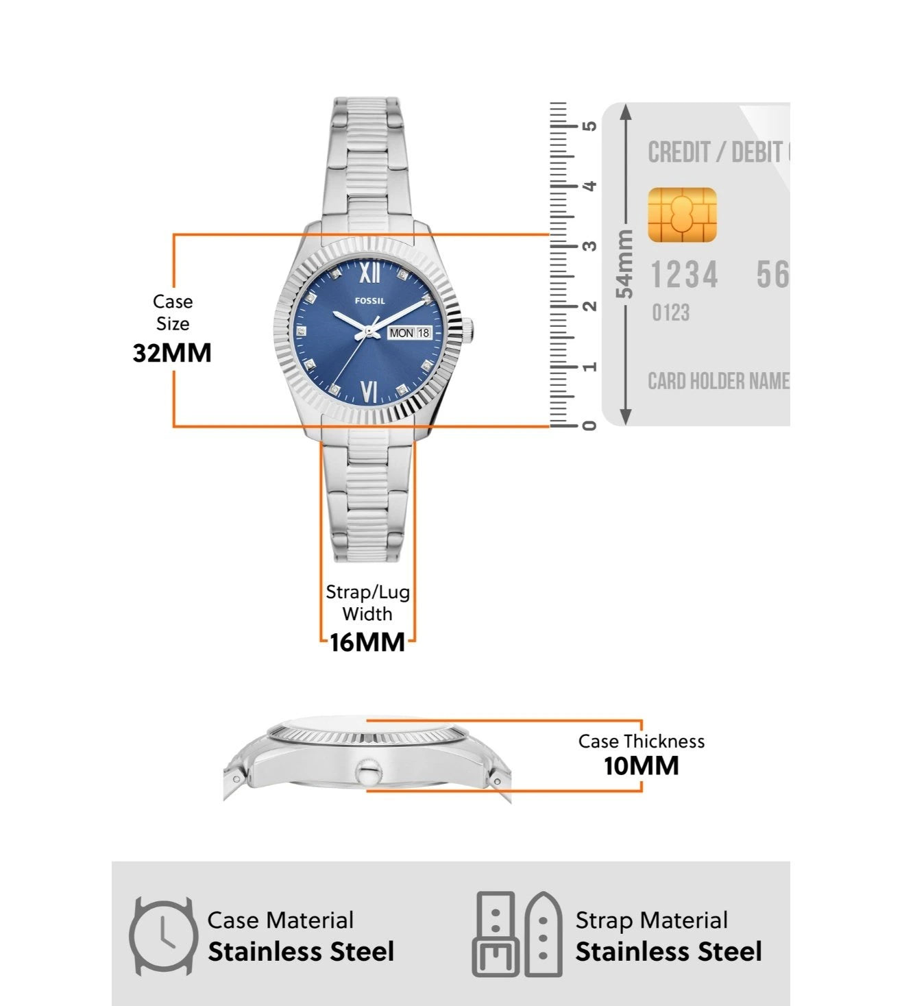 ES5197 | FOSSIL Scarlette Analog Watch for Women