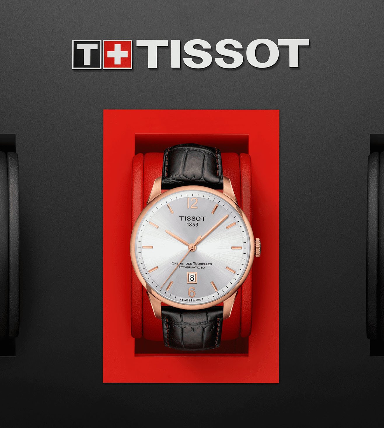 T0994073603700 | TISSOT T-Classic Chemin des Tourelles Powermatic 80 Automatic Watch for Men