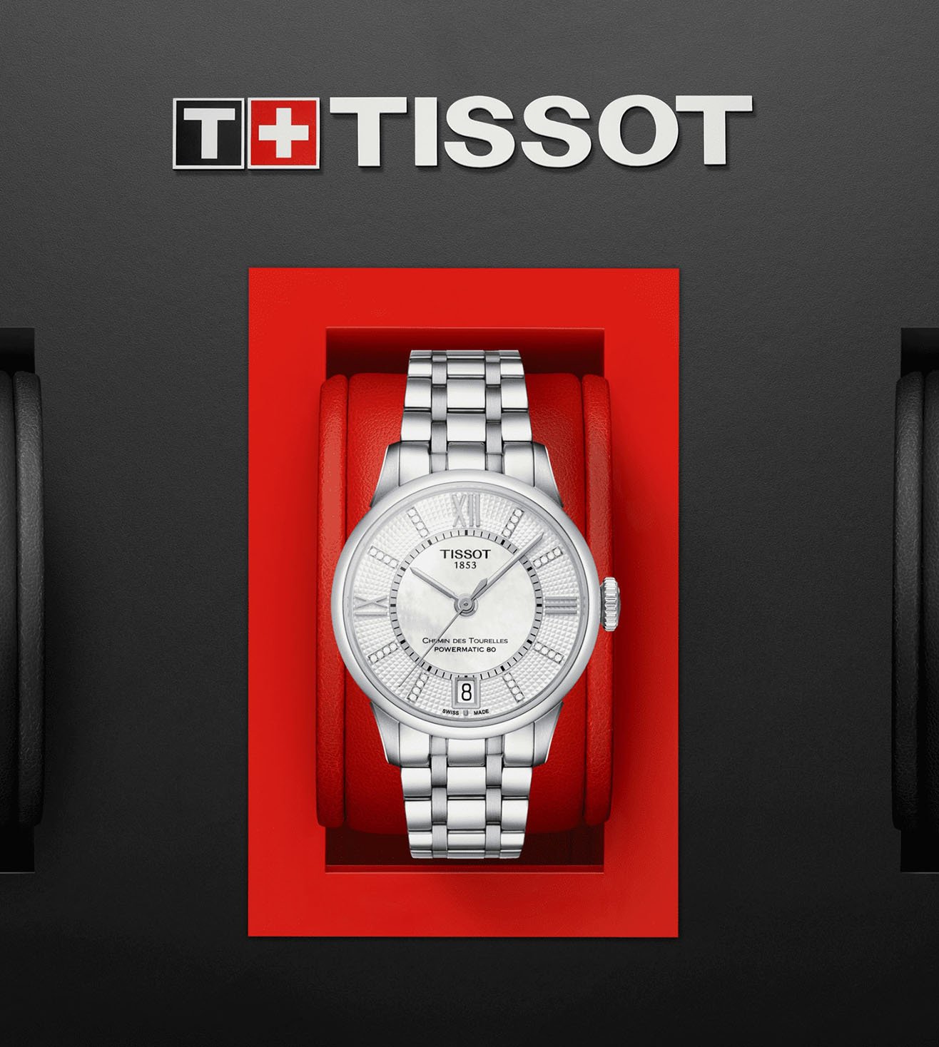 T0992071111600 | TISSOT T-Classic Chemin des Tourelles Powermatic 80 Automatic Watch for Women