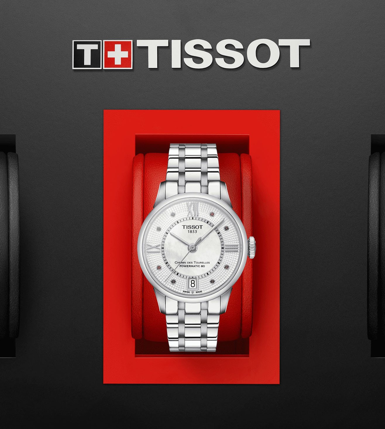 T0992071111300 | TISSOT T-Classic Chemin des Tourelles Powermatic 80 Automatic Watch for Women