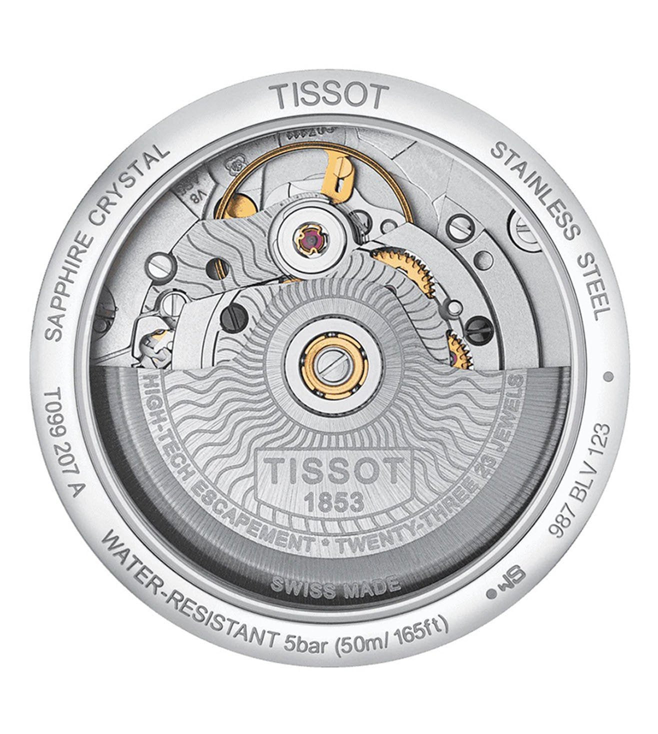 T0992071111300 | TISSOT T-Classic Chemin des Tourelles Powermatic 80 Automatic Watch for Women
