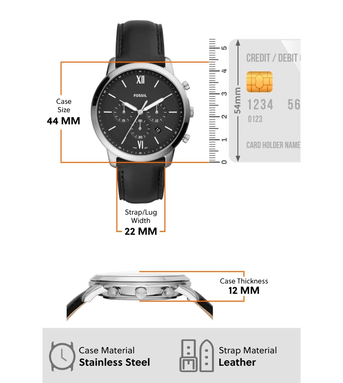 FS5452 | FOSSIL Neutra Chronograph Watch for Men