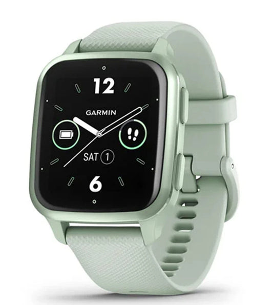 GARMIN Venu Sq 2, Cool Mint | Unisex Smart Watch Venu Sq 2, Cool Mint/Metallic Mint