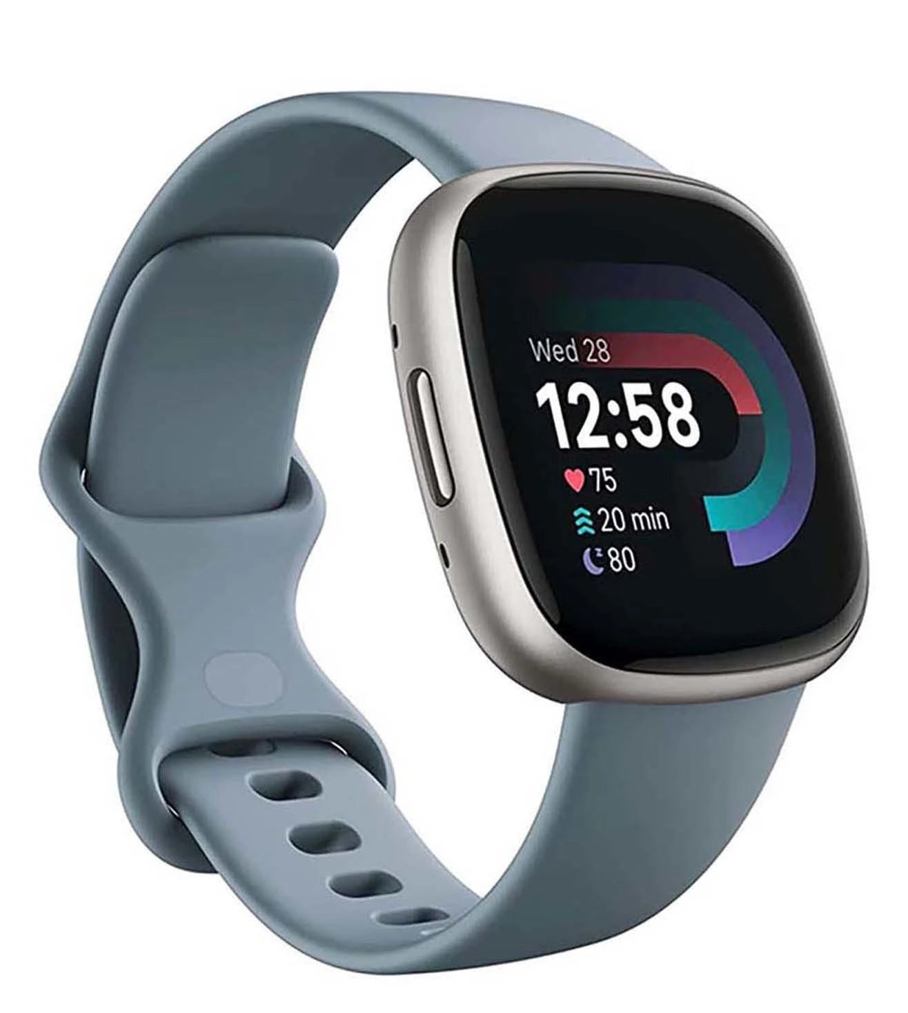 FTBTVERSA4BLUE FITBIT Versa 4 Fitness Unisex Smart Watch Sai Creations Watches