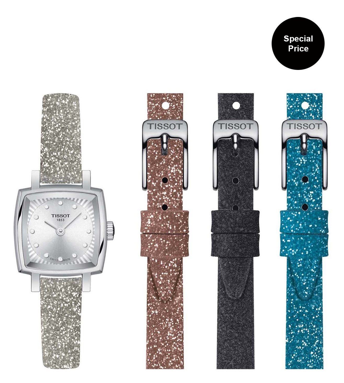 T0581091703602 | TISSOT T-Lady Watch for Women With Extra Strap