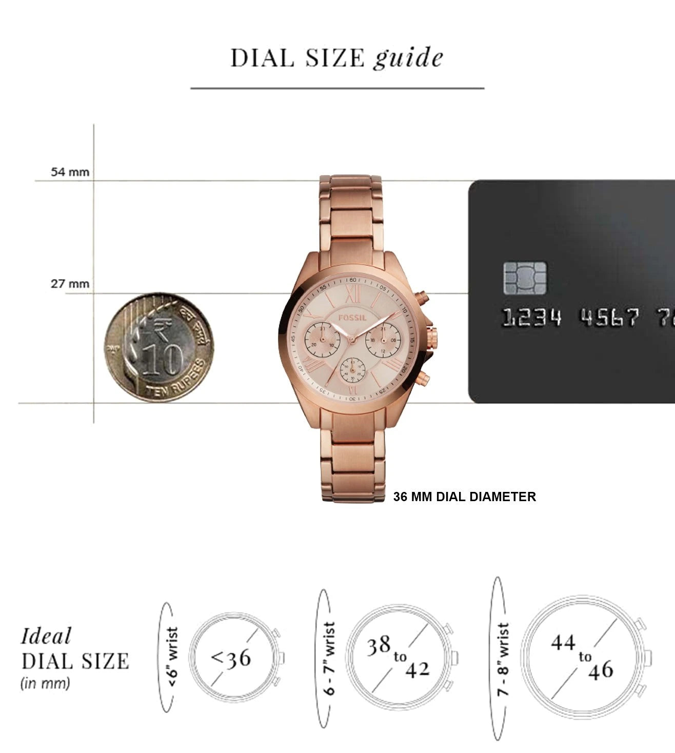 BQ3036 | FOSSIL Modern Courier Midsize Chronograph Watch for Women