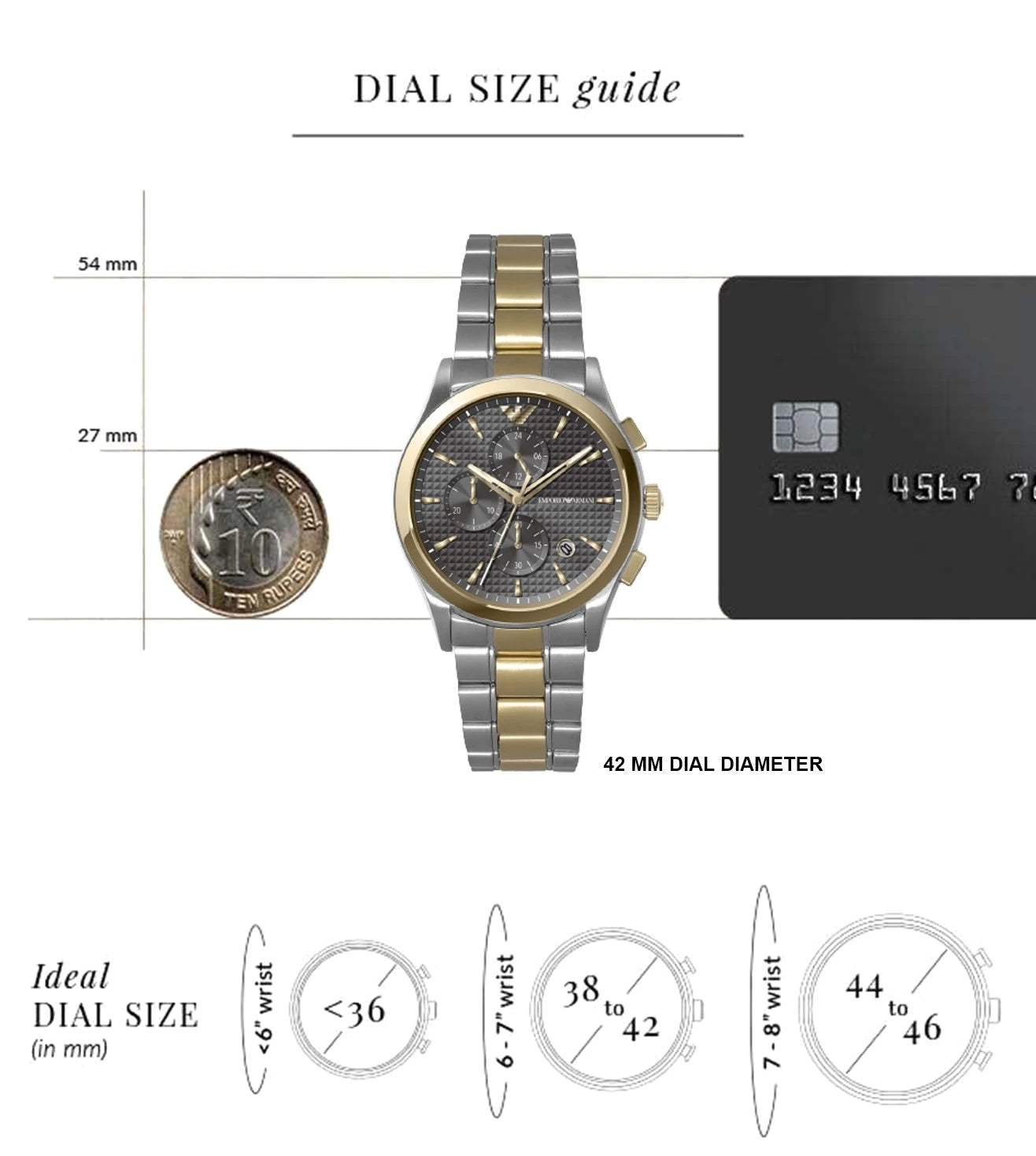 AR11527 | EMPORIO ARMANI Chronograph Watch for Men 