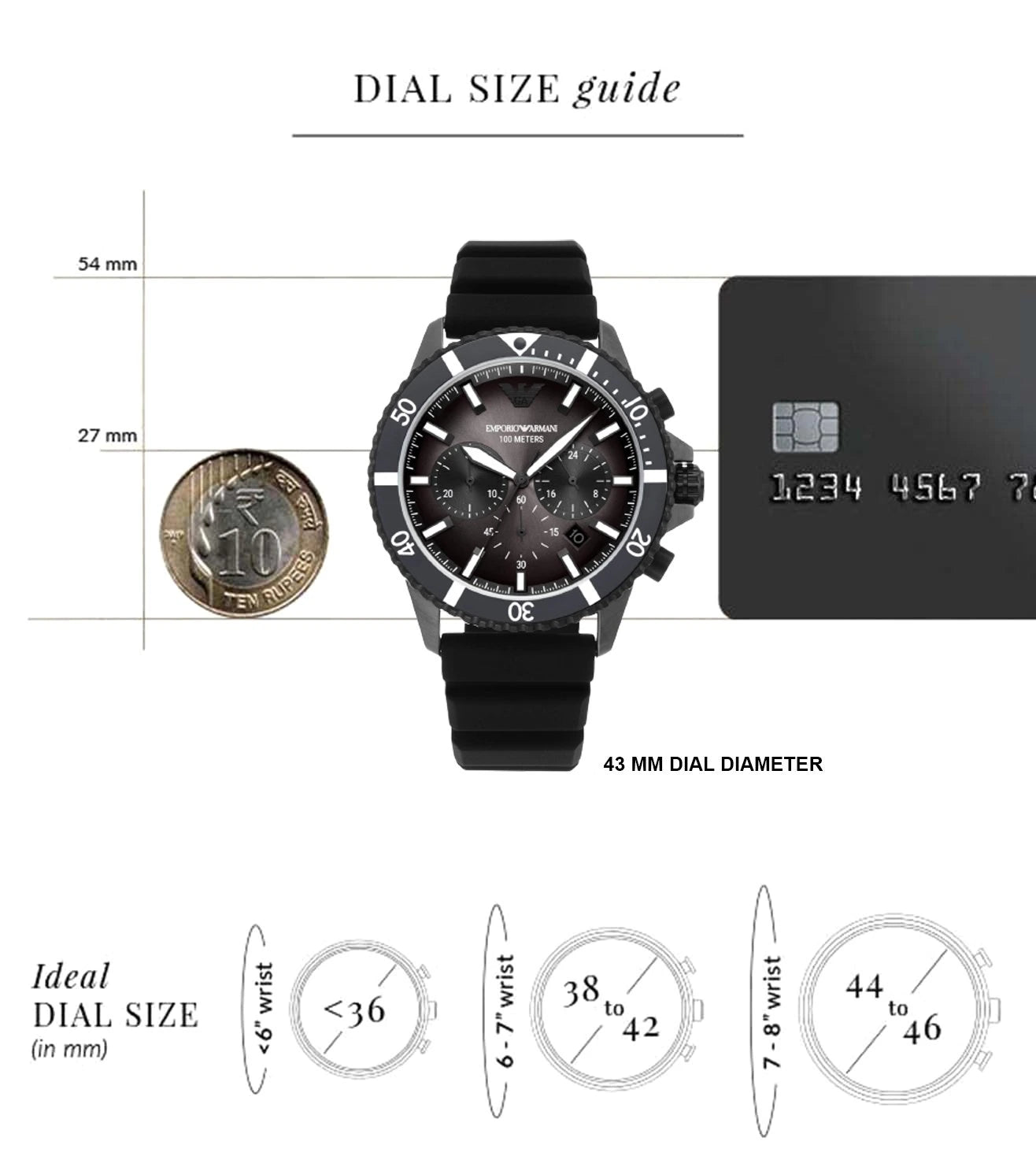 AR11515 | EMPORIO ARMANI Chronograph Watch for Men