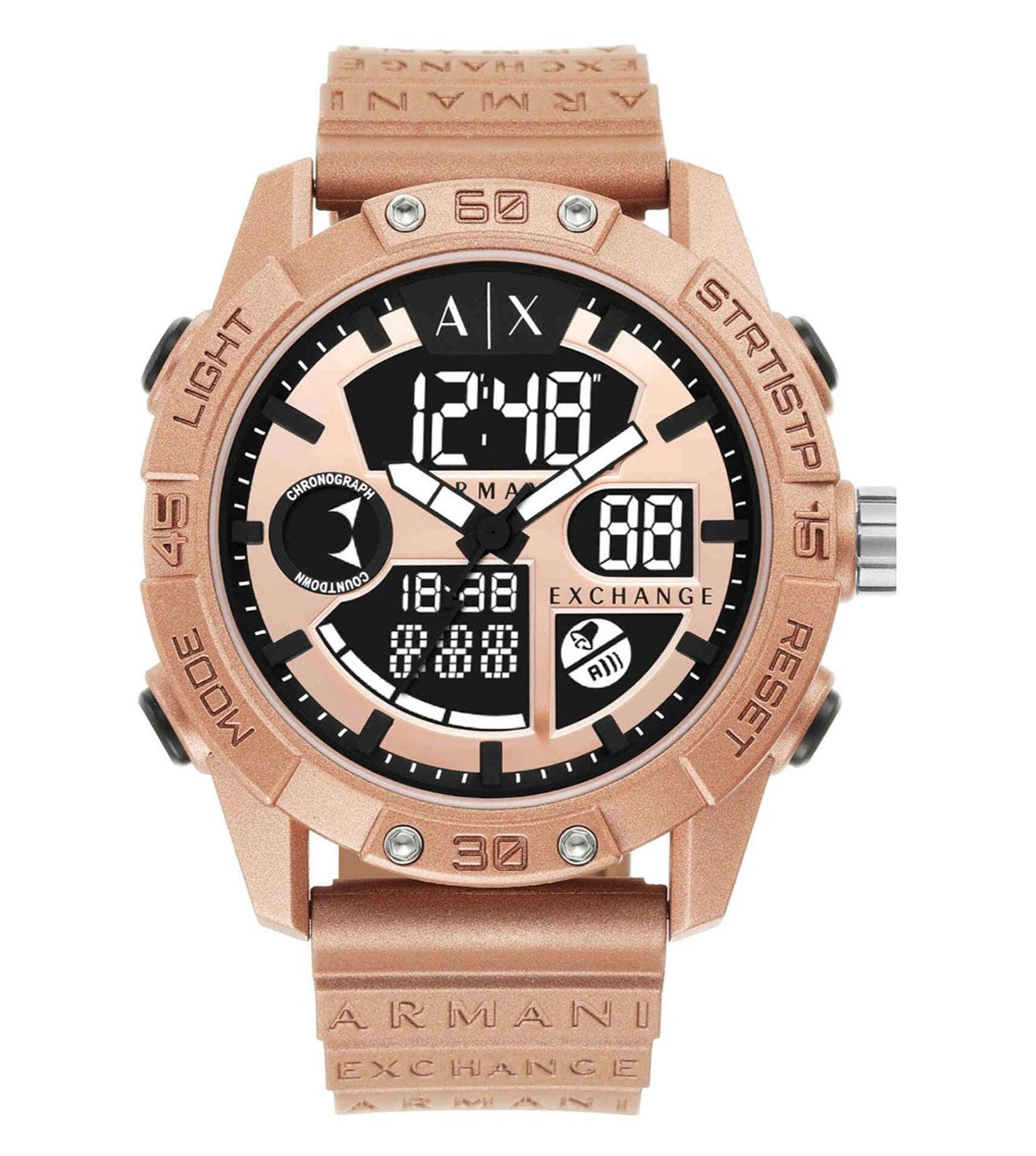 AX2967 ARMANI EXCHANGE Chronograph Analog Digital Watch for Men Sai Creations Watches