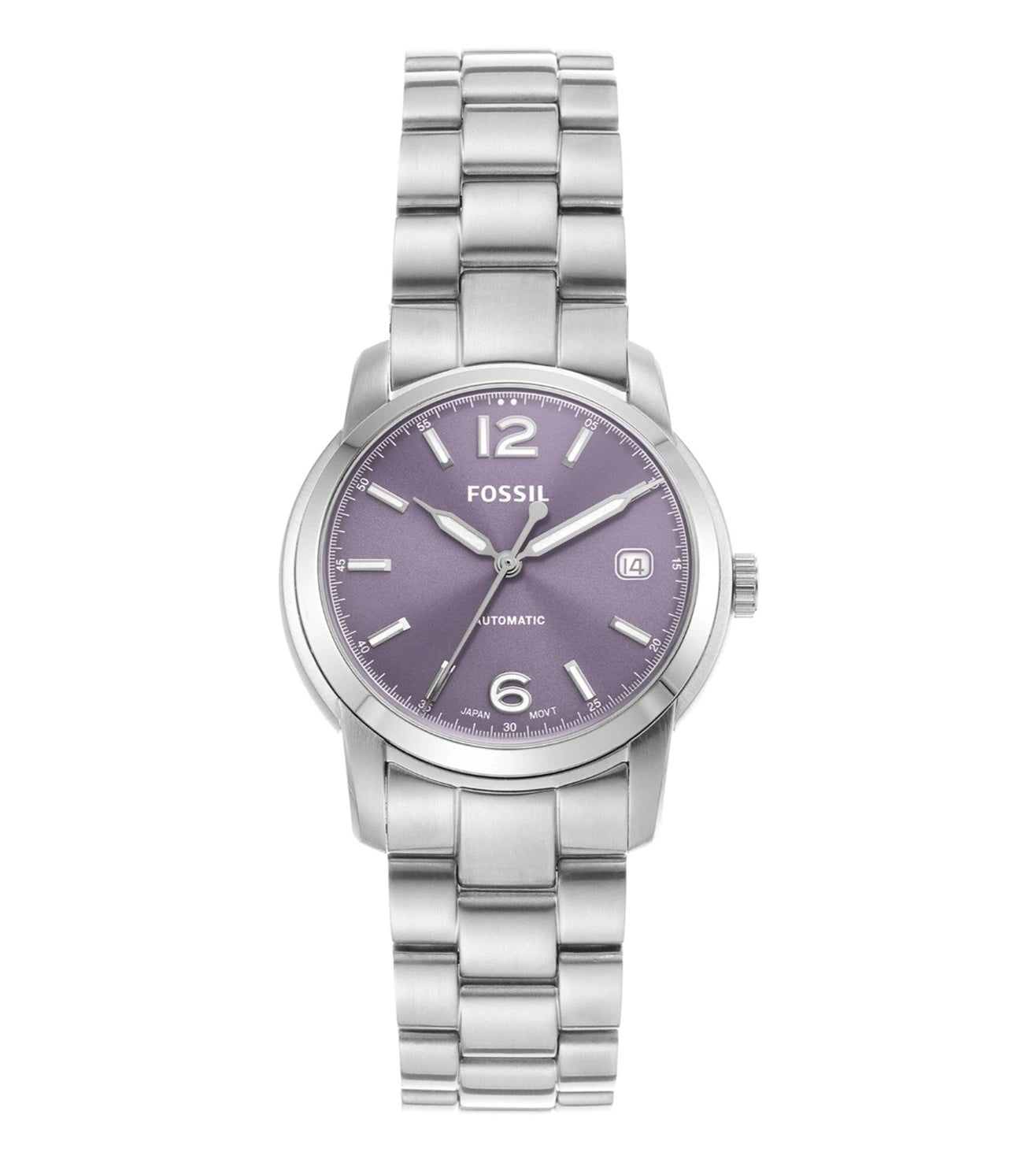 ME3246 FOSSIL Heritage Automatic Purple Dial Watch Women Sai Creations Watches