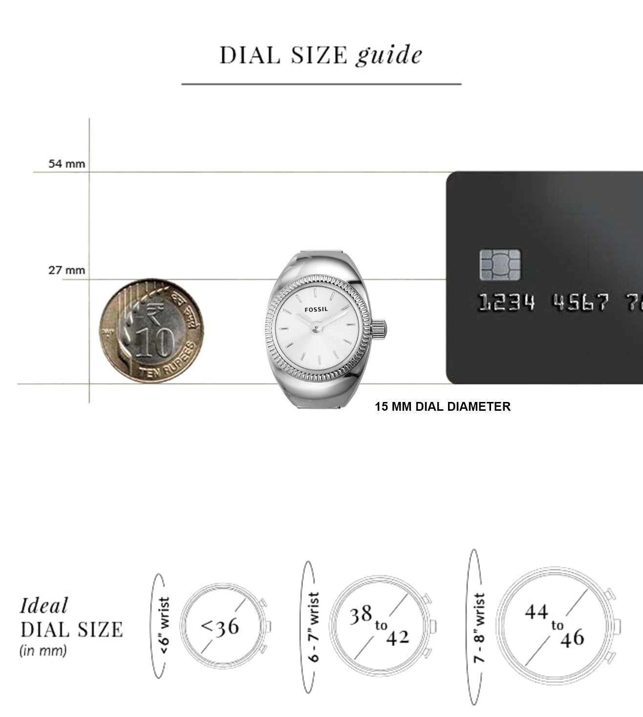 ES5245 | FOSSIL Ring Analog Watch for Women