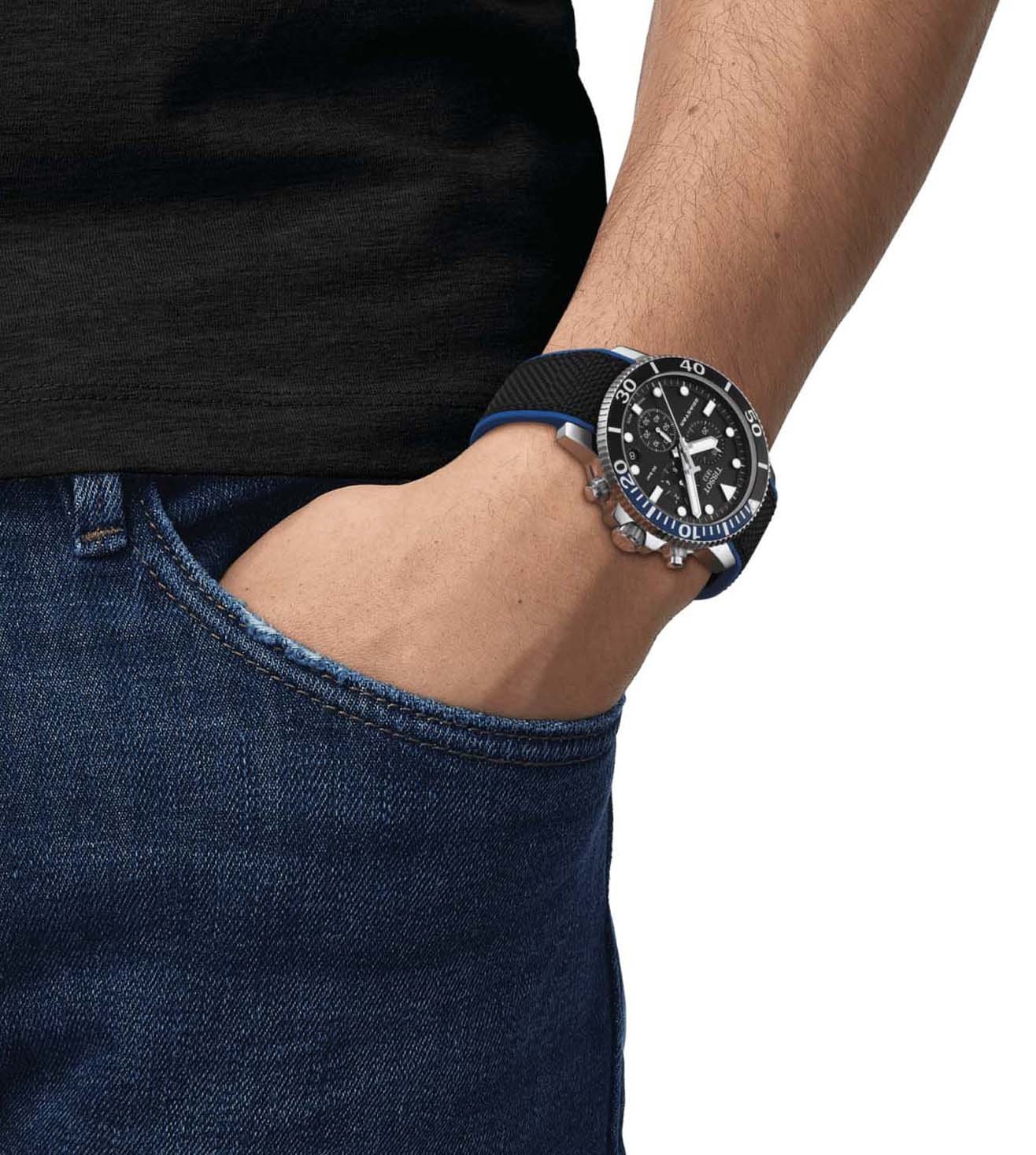 T1204171705103 | TISSOT Seastar 1000 T-Sport Chronograph Watch for Men