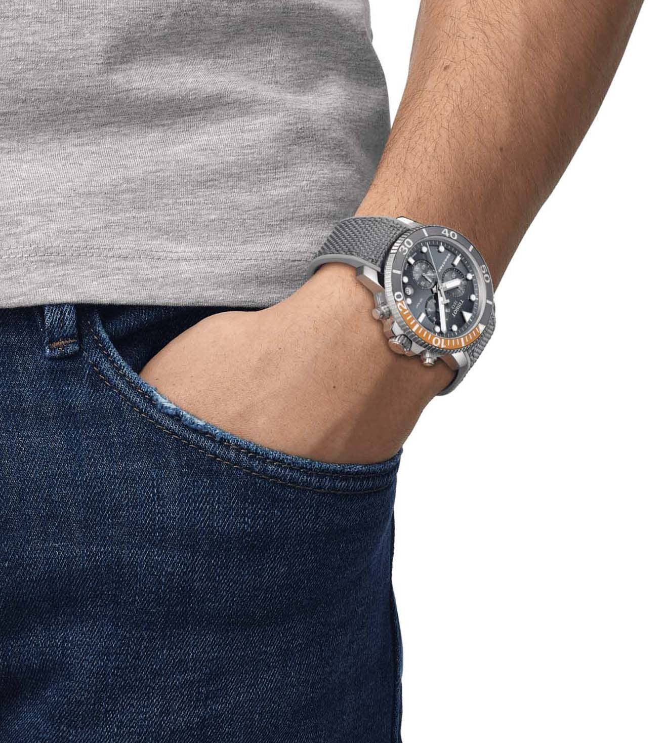 T1204171708101 | TISSOT Seastar 1000 T-Sport Chronograph Watch for Men
