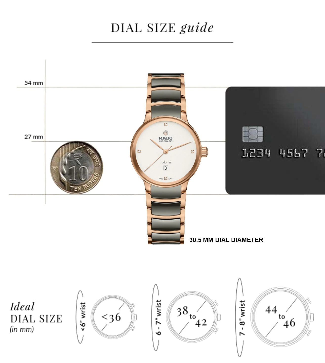 R30019722 | RADO Centrix Automatic Watch for Women