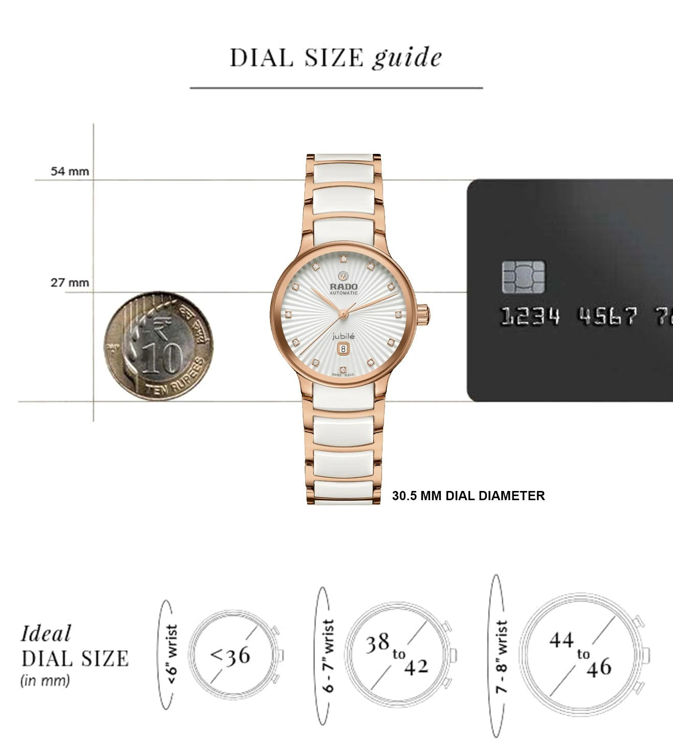 R30019744 | RADO Centrix Automatic Watch for Women