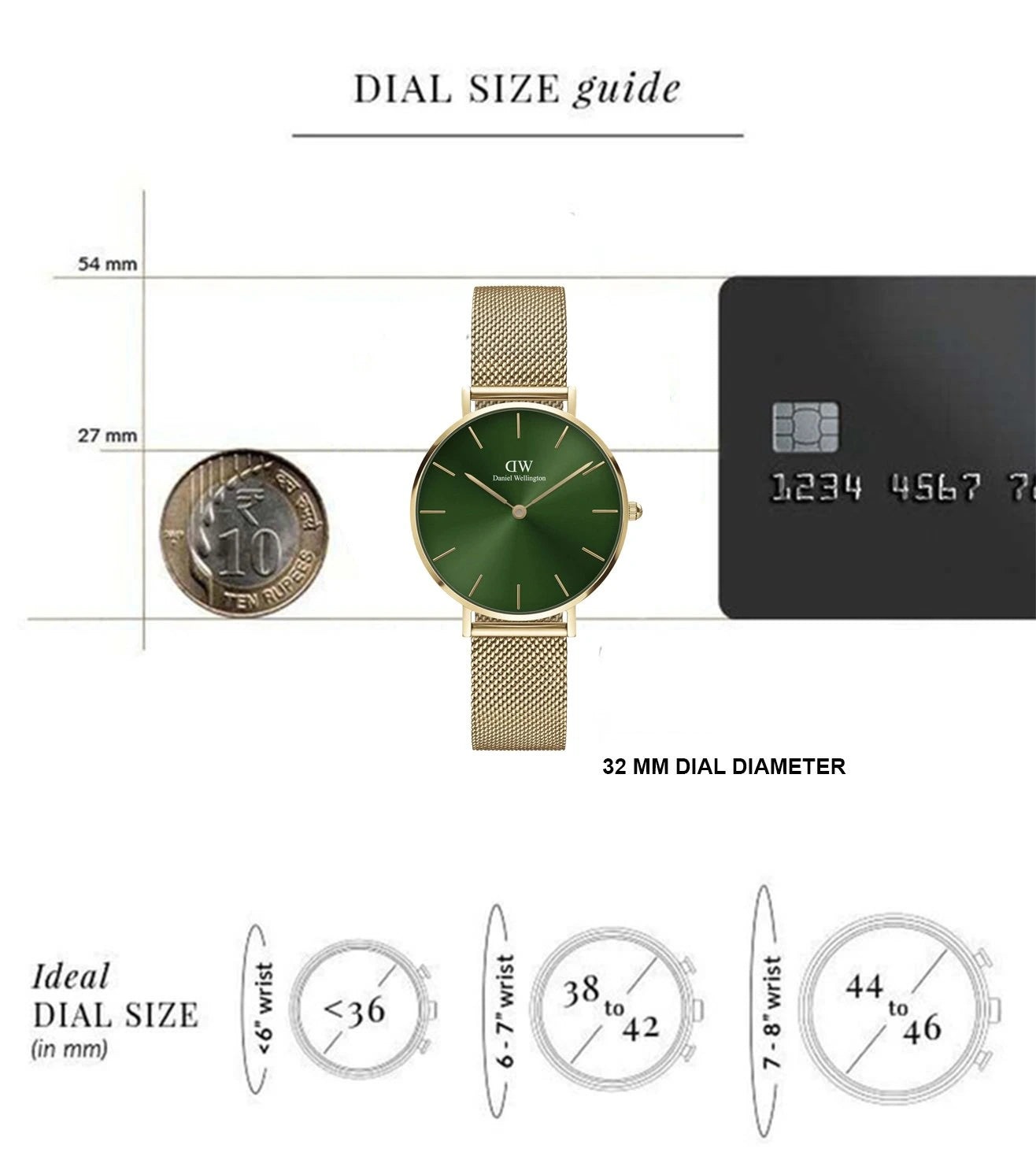 DW00100480 | DANIEL WELLINGTON Petite Emerald Watch for Women