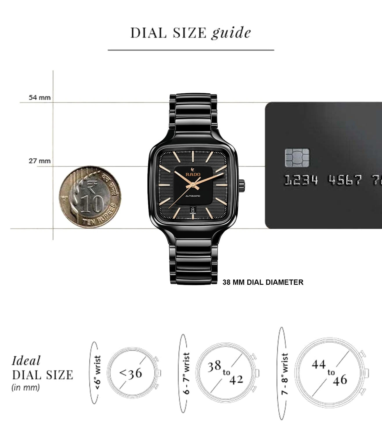 R27078172 | RADO True Square Automatic Unisex Watch