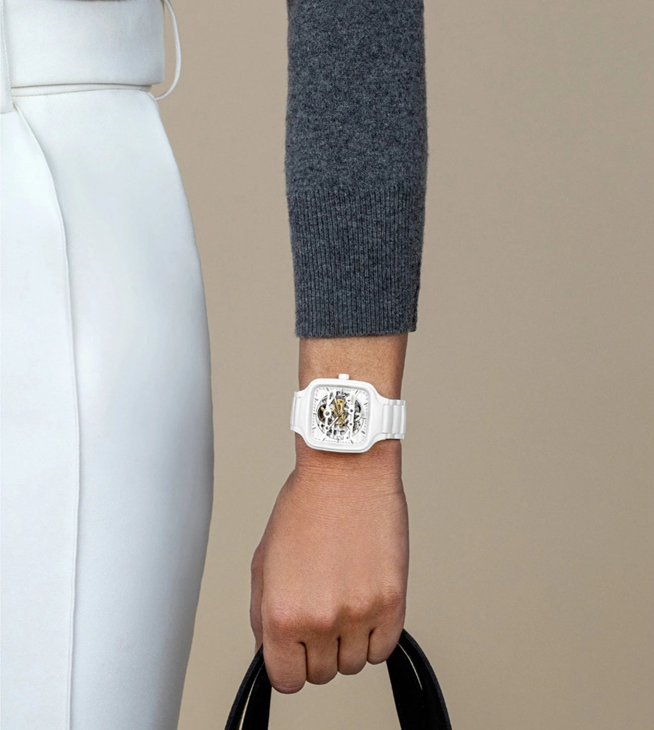 R27126012 | RADO True Square Skeleton Automatic Unisex Watch