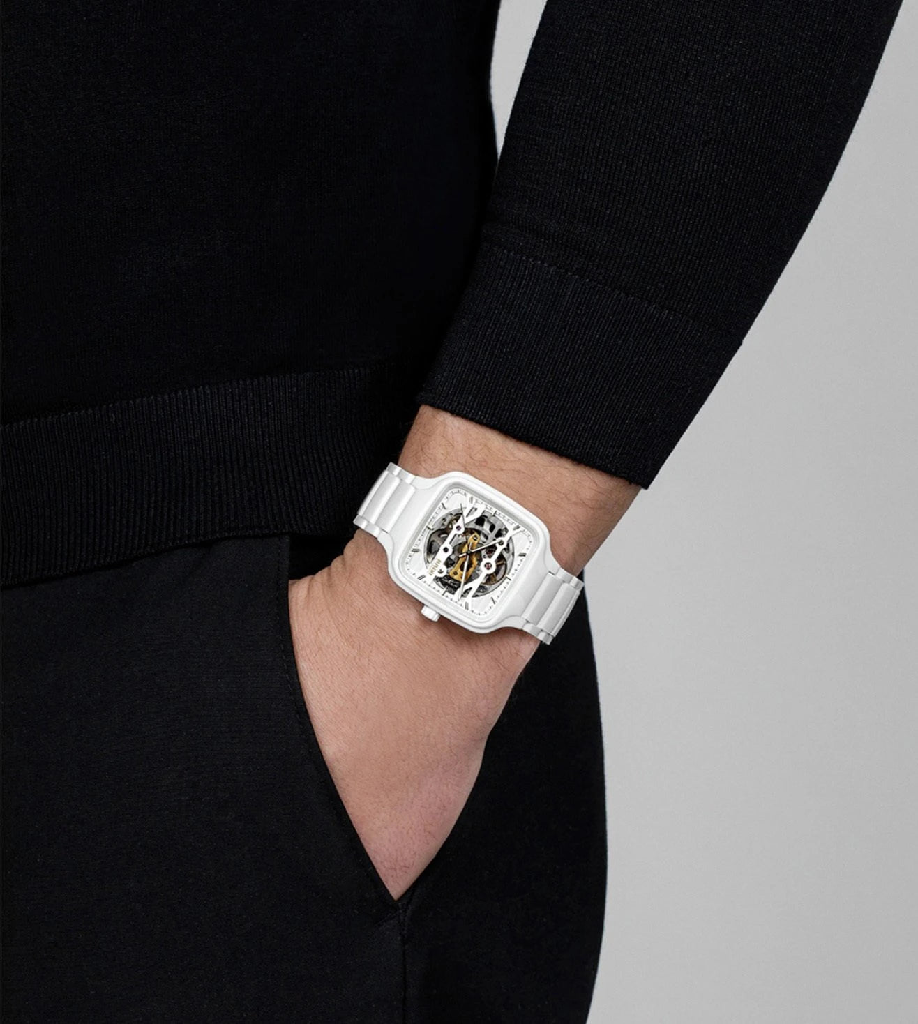 R27126012 | RADO True Square Skeleton Automatic Unisex Watch