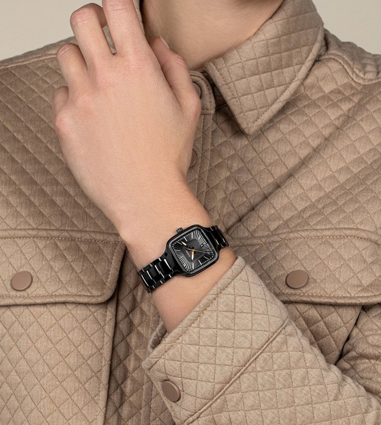 R27080172  | RADO True Square Analog Watch for Women