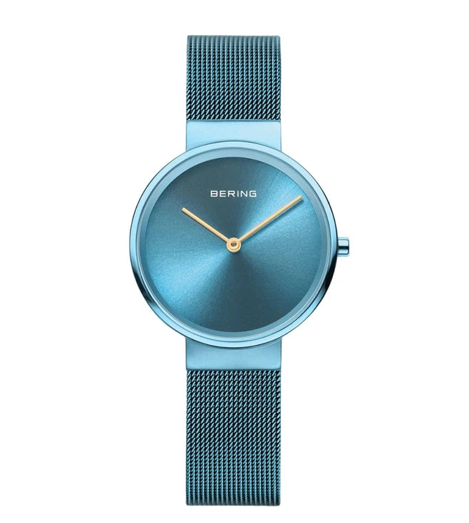 14531 388 Bering Round Sky Blue Dial Classic Watch Women Sai Creations Watches