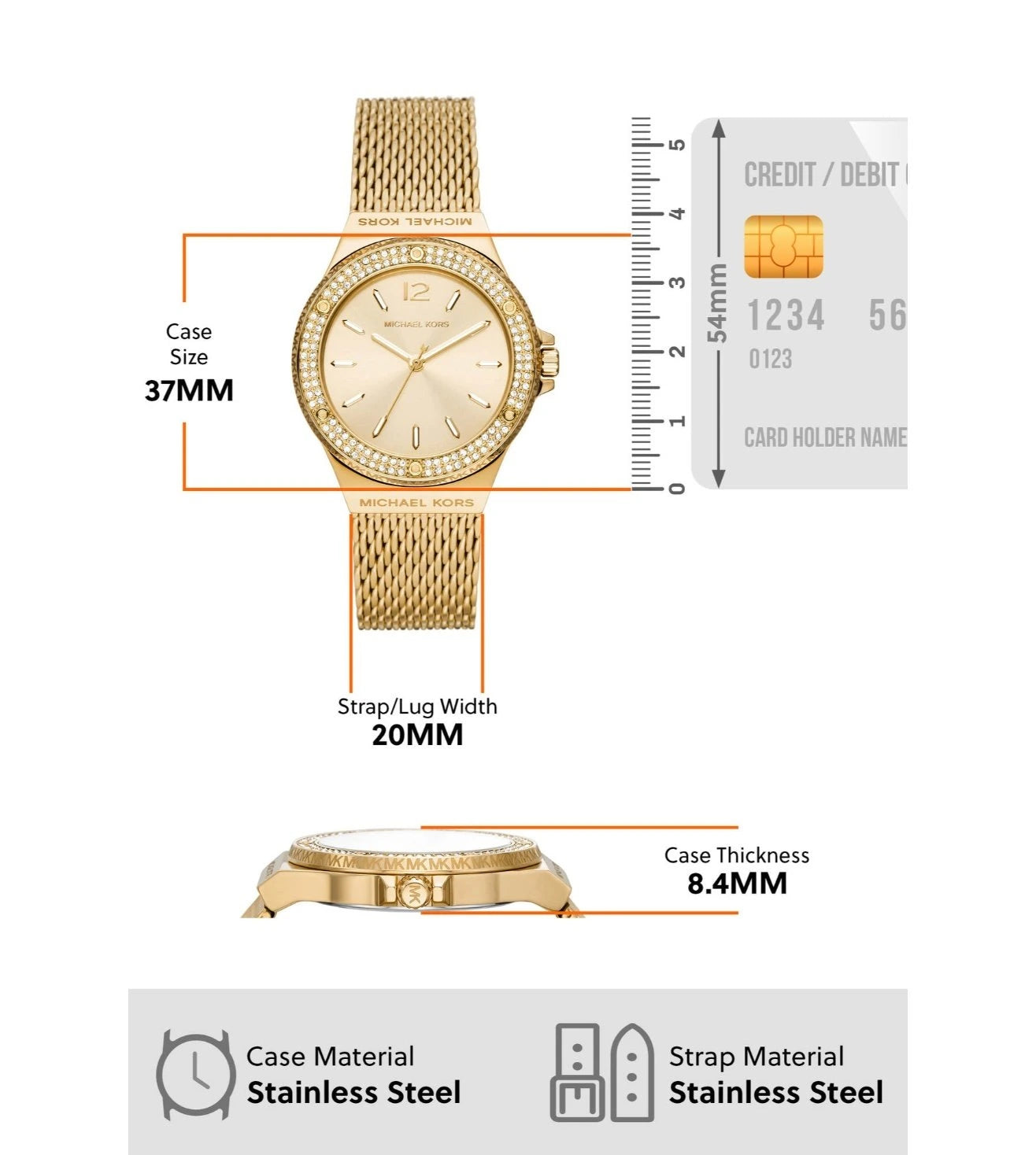 MK7335 | MICHAEL KORS Lennox Analog Watch for Women