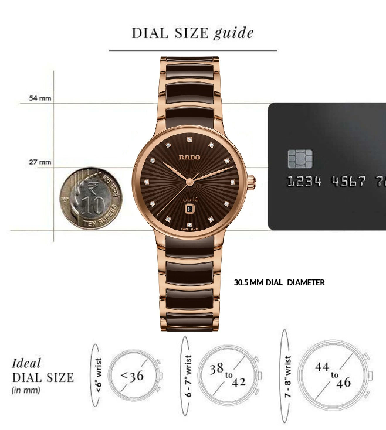R30024732 | RADO Centrix Diamonds Watch for Women