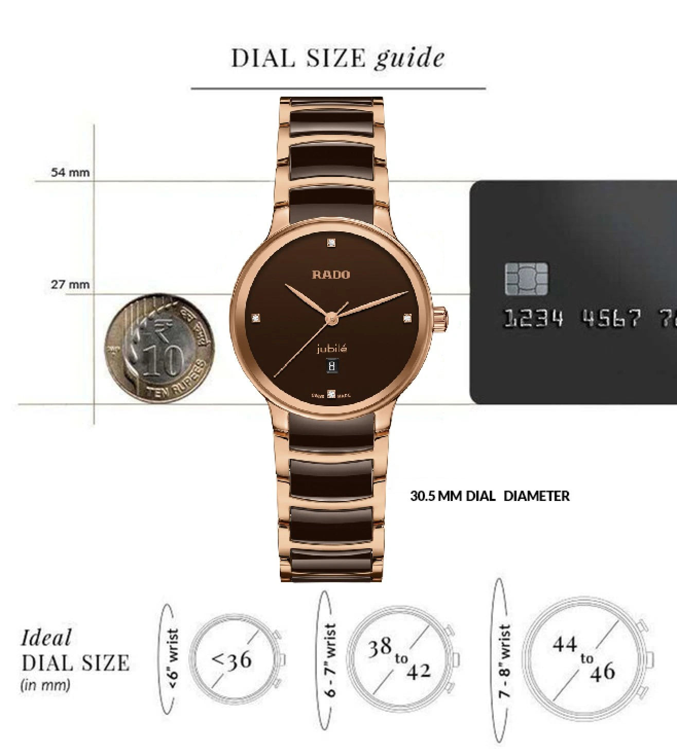 R30024712 | RADO Centrix Diamonds Watch for Women