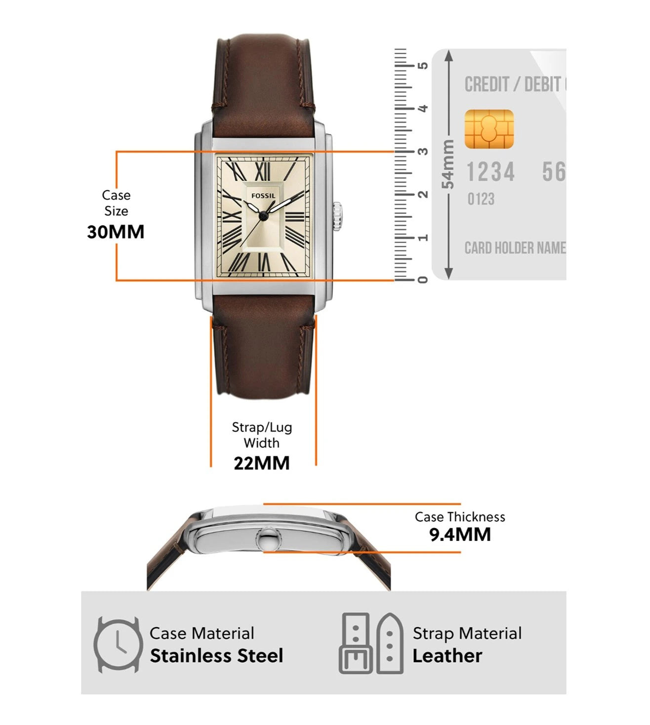 FS6012 | FOSSIL Carraway Analog Watch for Men