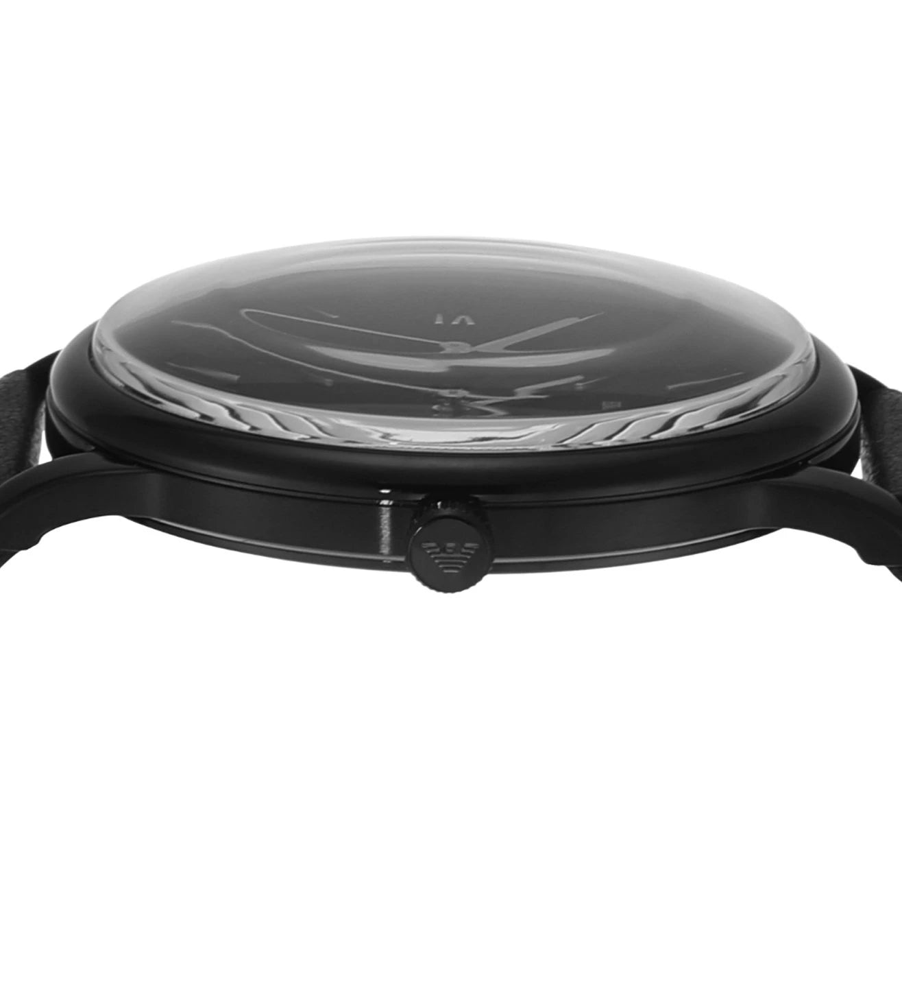 AR11573 Emporio Armani | Round Black Dial 42mm Analog Watch (Men)