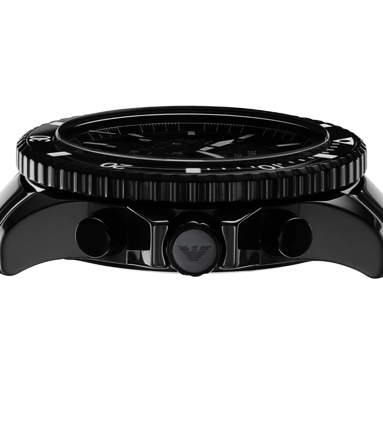 AR70010 EMPORIO ARMANI | Black Dial Chronograph Watch for Men
