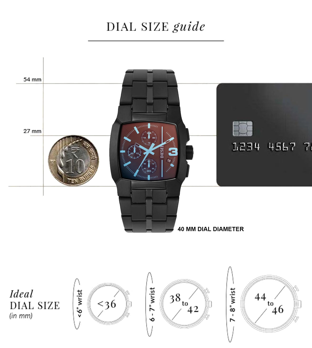DZ4640 | DIESEL Cliffhanger Chronograph Watch for Men
