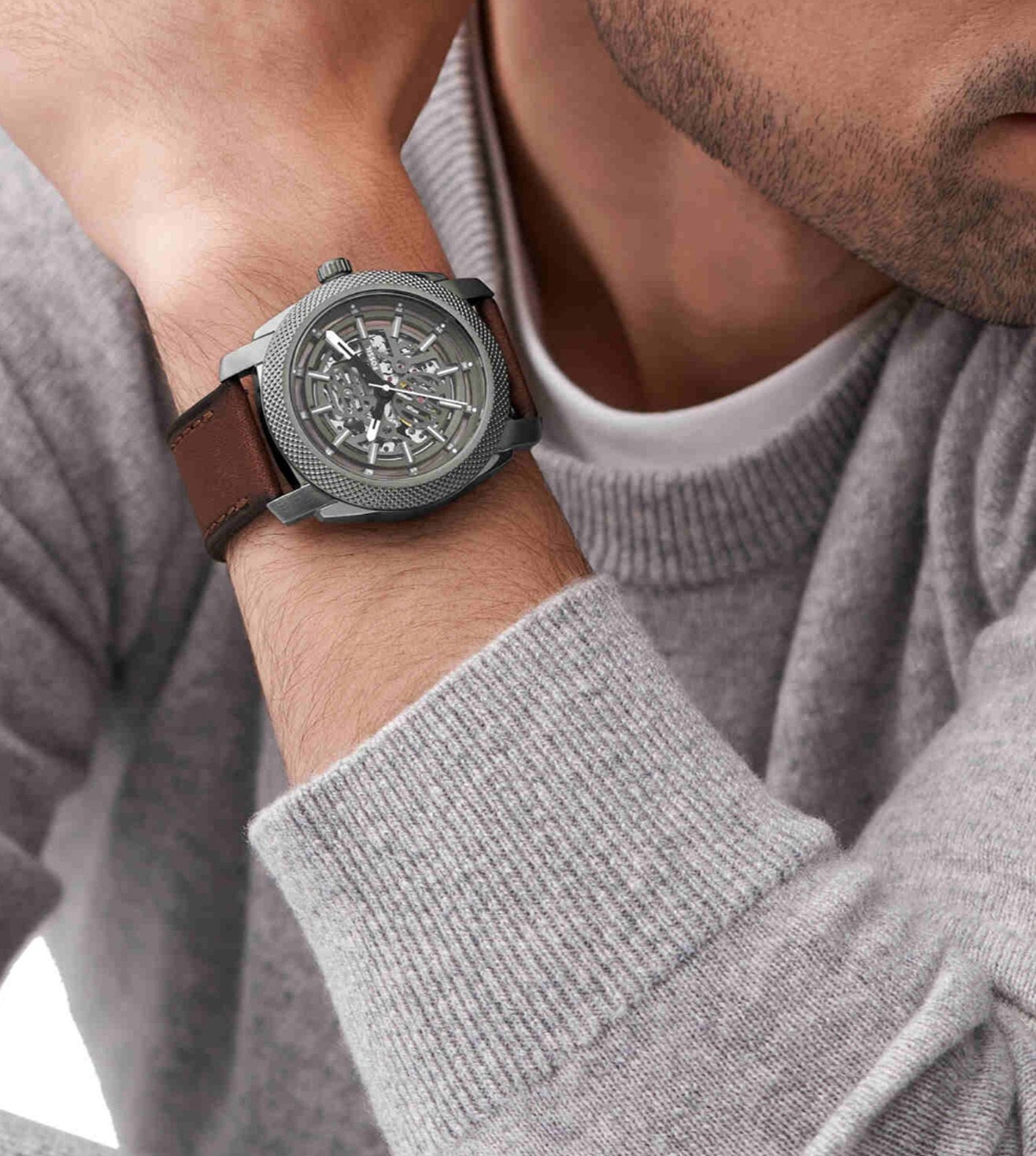 ME3254 | FOSSIL Machine Automatic Analog Watch for Men