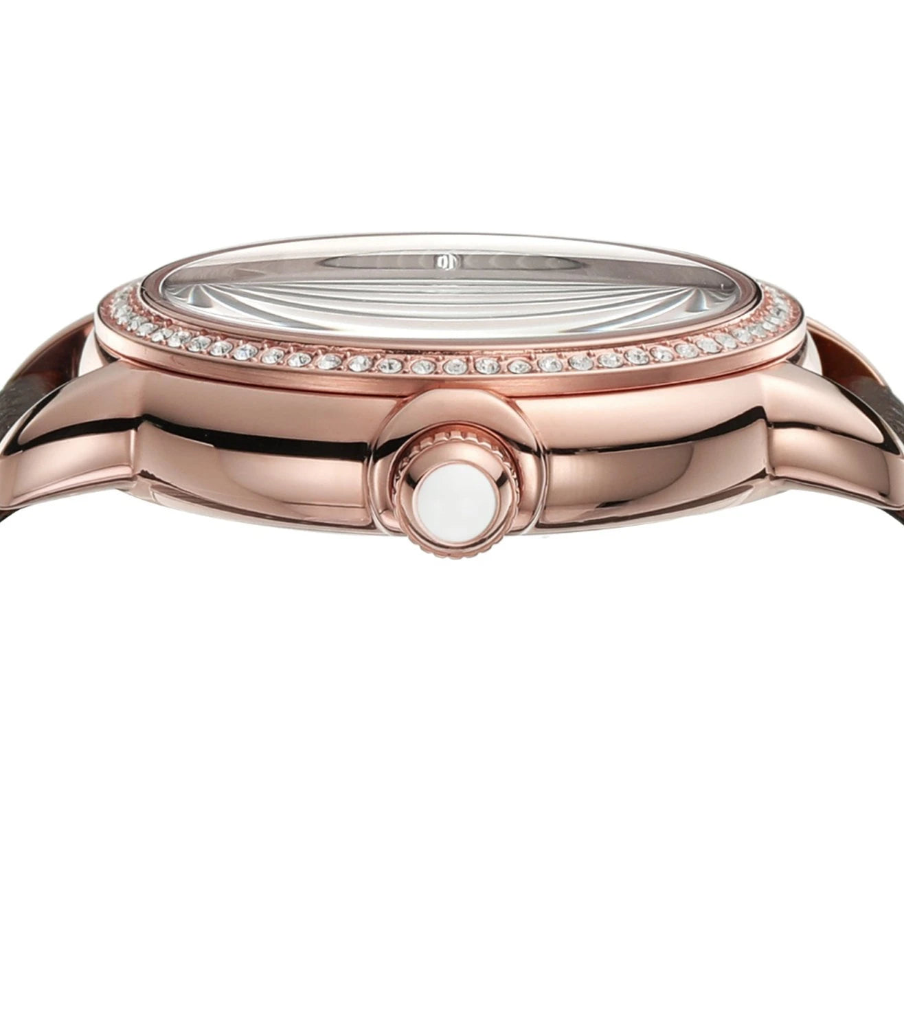 AR11568 Emporio Armani | Round Silver Dial Analog Watch (Women)