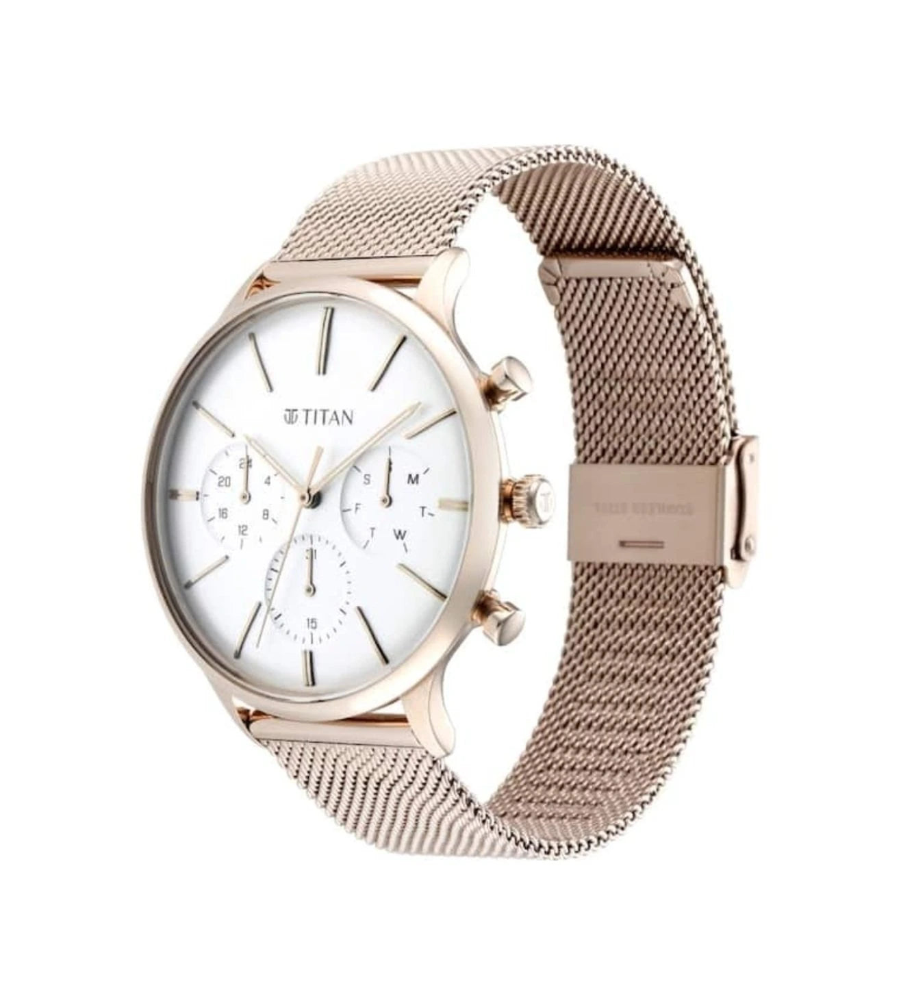 NR90134WM01 | TITAN Light Leathers Chronograph Watch for Men