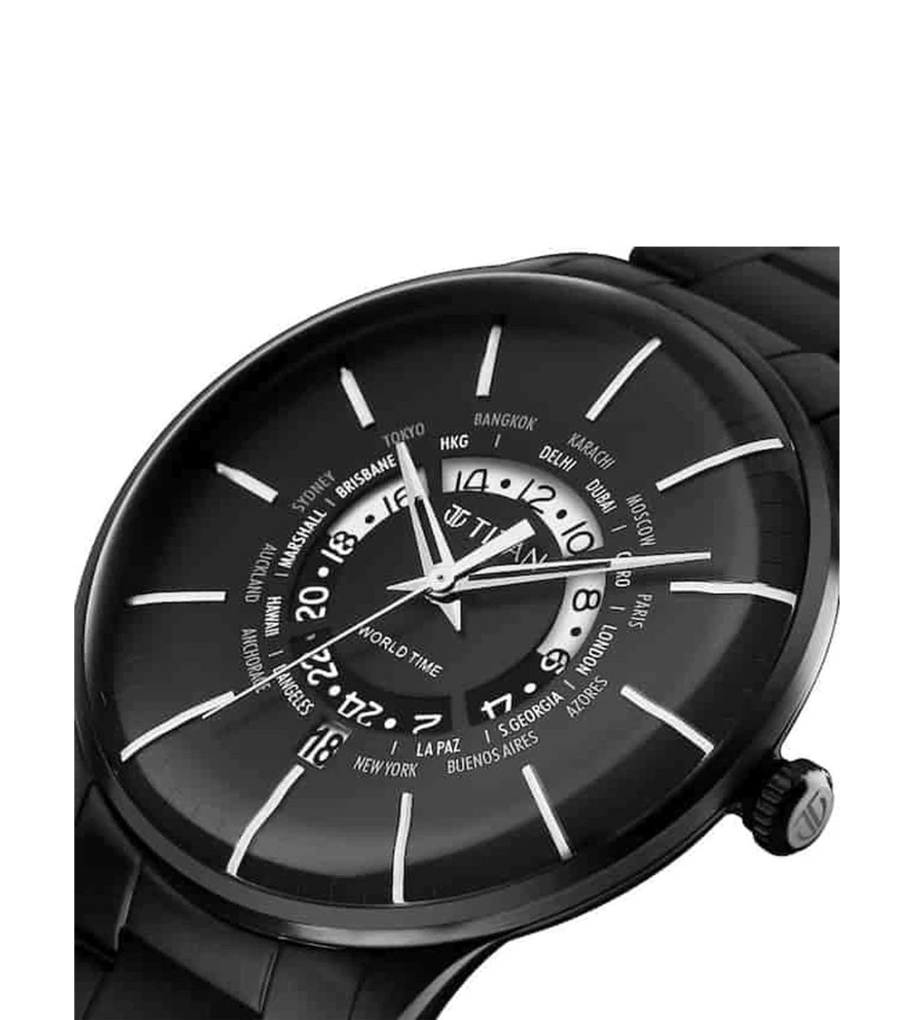 NR90145NM01 | TITAN World Time Analog Watch for Men