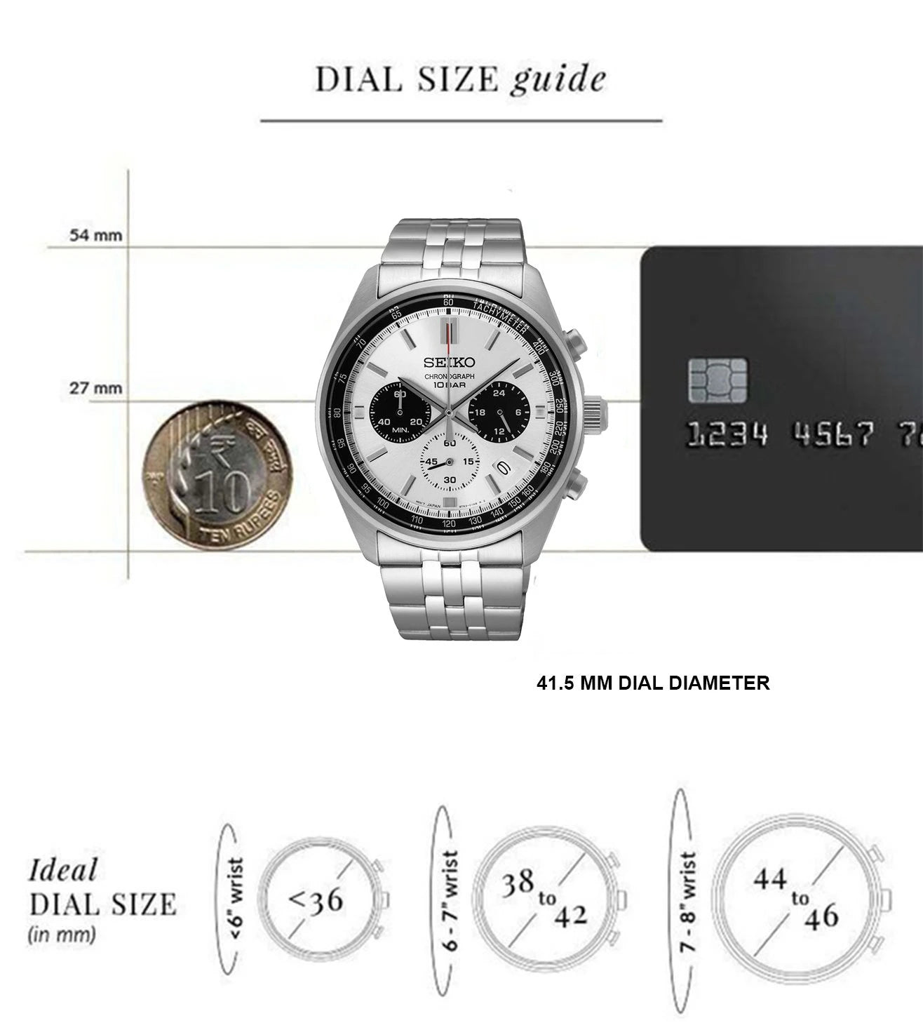 SSB425P1 | SEIKO Dress Chronograph Watch for Men