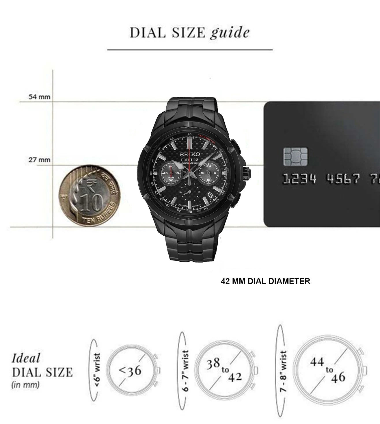 SSB443P1 | SEIKO Coutura Chronograph Watch for Men