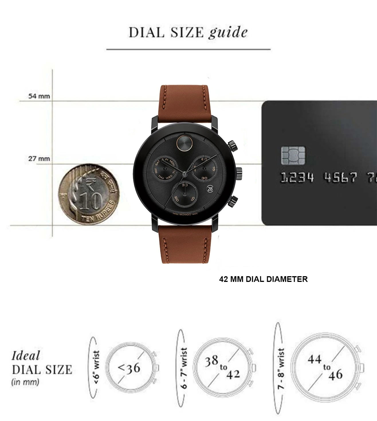 3600884 | MOVADO Bold Chronograph Watch for Men