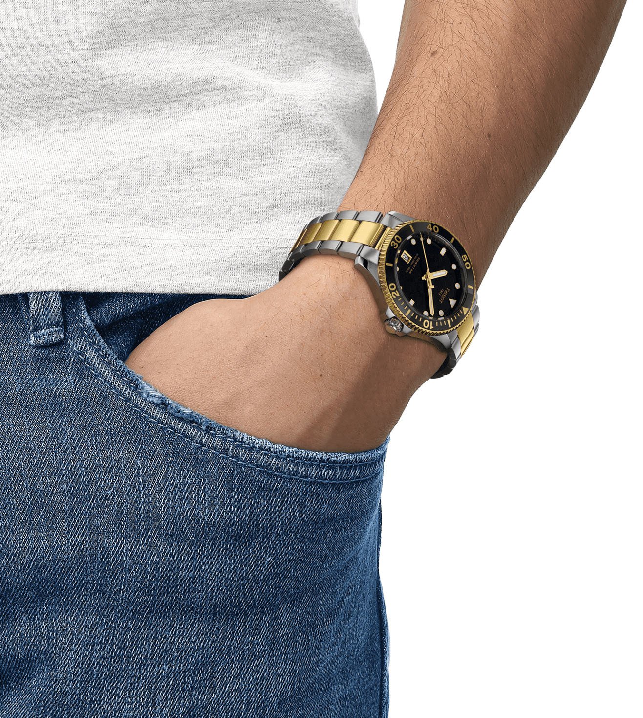 T1204102205100 | TISSOT T-Sport Swiss Seastar 1000 Analog Watch for Men