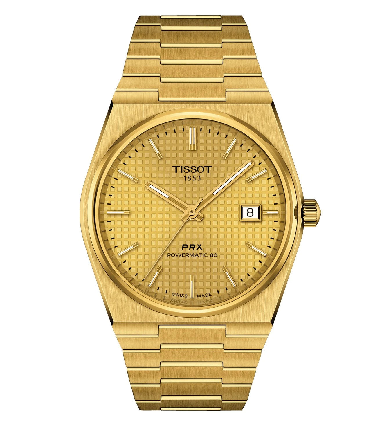 T1374073302100 | Tissot Unisex T-Classic Swiss PRX Powermatic 80 Automatic Analog Watch for Men