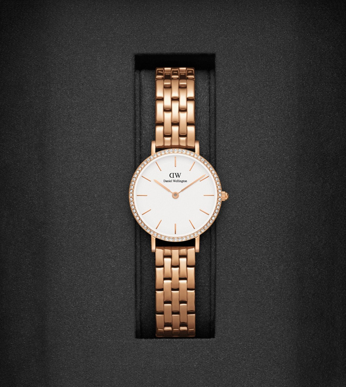 DW00100666K | DANIEL WELLINGTON Bezel Analog Watch for Women