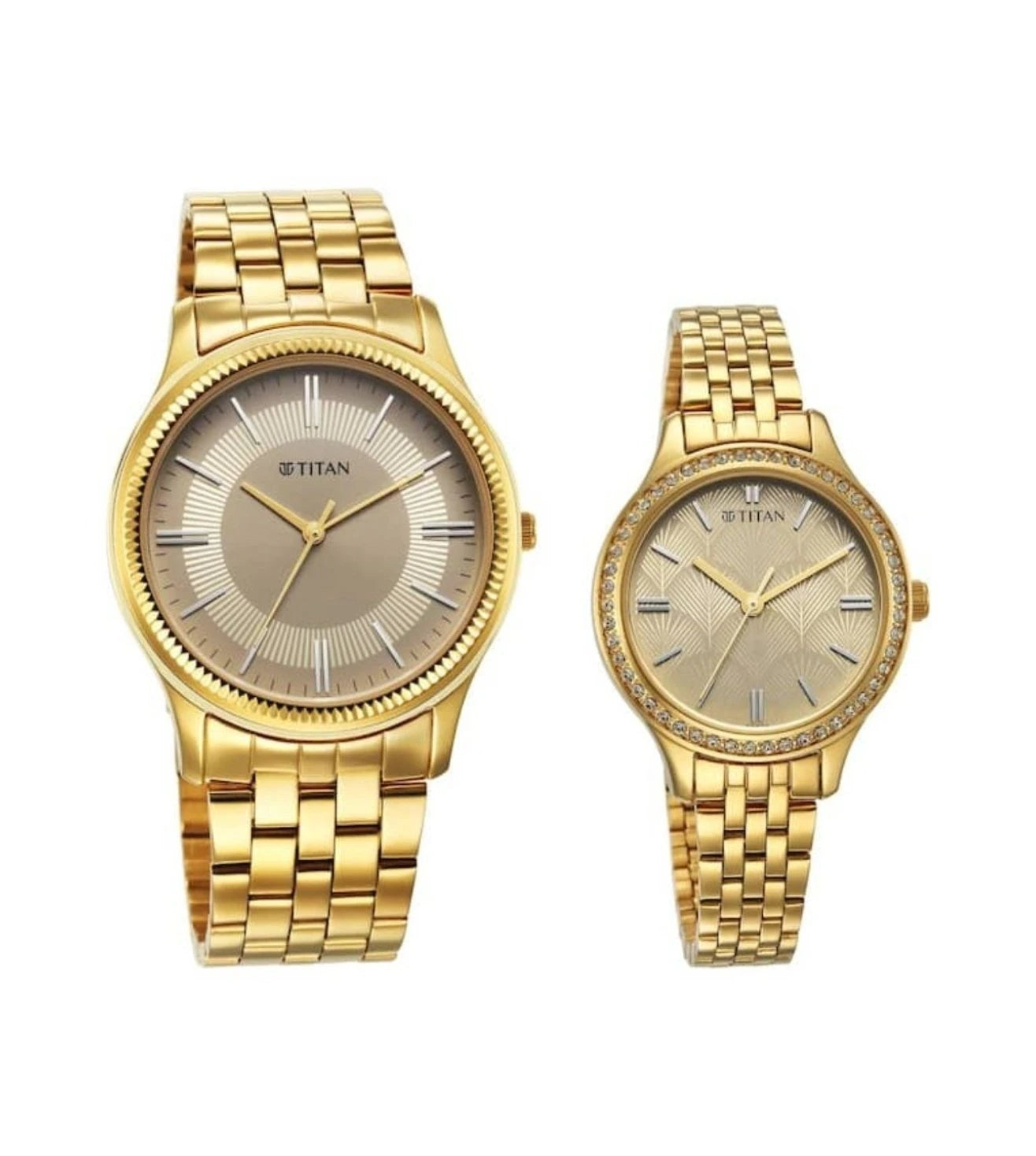 18242712YM01 | TITAN Karishma Bandhan Analog Couple Watch