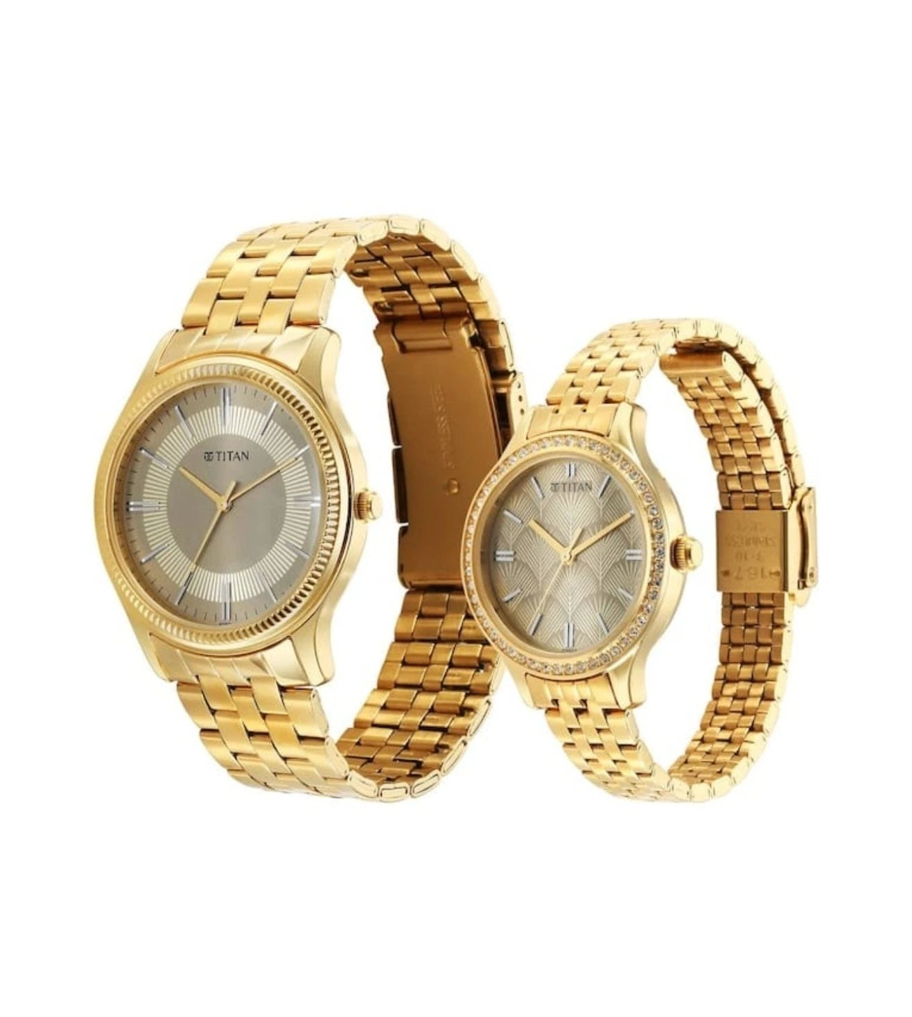 18242712YM01 | TITAN Karishma Bandhan Analog Couple Watch