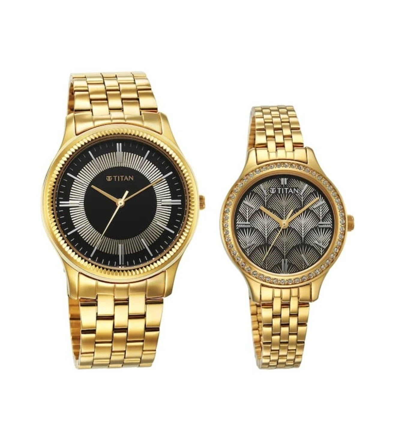 18242712YM02 | TITAN Karishma Bandhan Analog Couple Watch